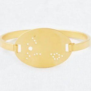 Pisces Zodiac Gold Bracelet